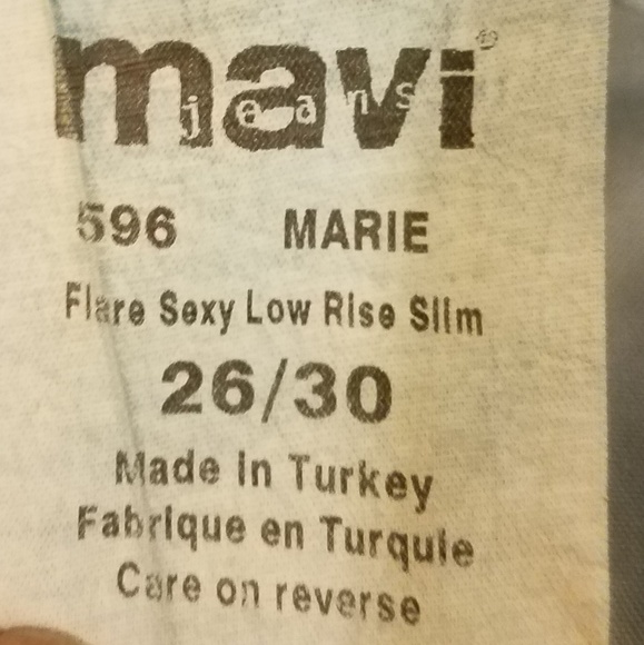 Mavi Marie Flare Sexy Low Rise Slim Stretch 26/30 - Picture 7 of 8